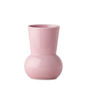 Oval Vase No. 66, Wide, Rose pink