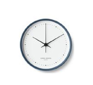 Henning Koppel Clock Blue & White 22 CM