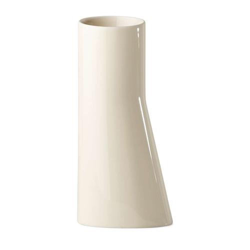 Oval Vase No. 67, Tall, Vanilla